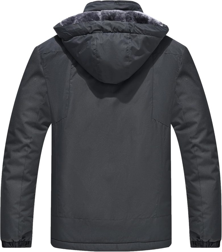 Men's Winter Ski Snow Jacket Mountain Waterproof Windproof Rain Jacket - Image 2